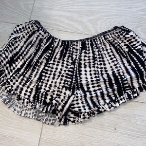 black & White shorts